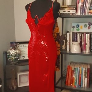 Small Red Sequin Dress